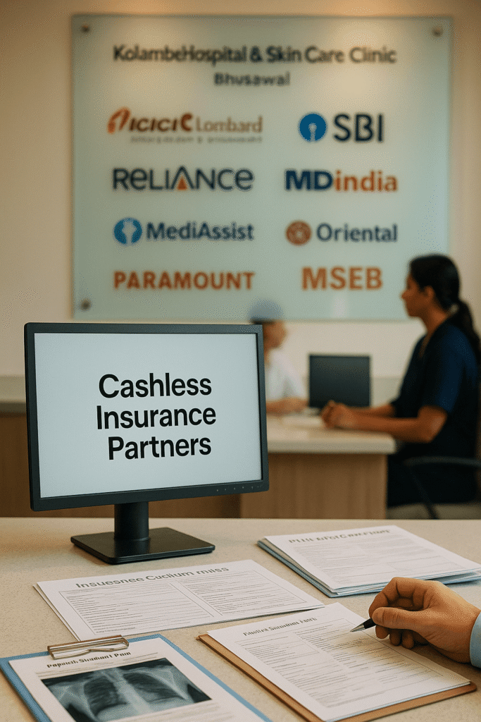 Cashless Health Insurance Partners KolambeHospitalandskincare